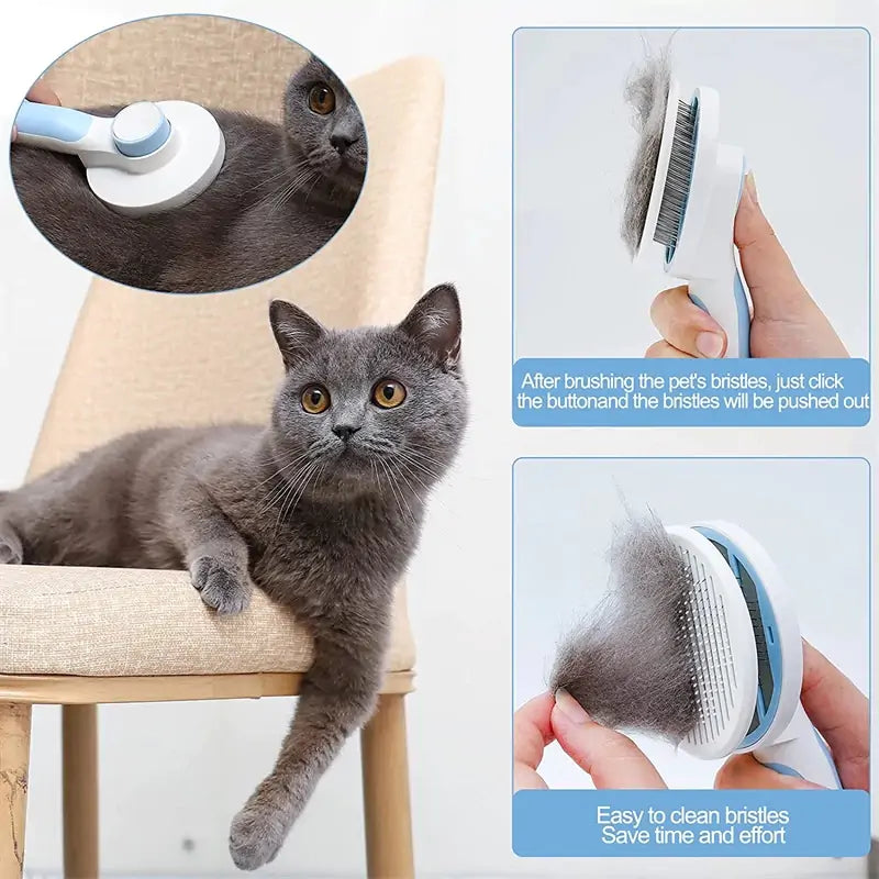 Self-Cleaning Pet Comb