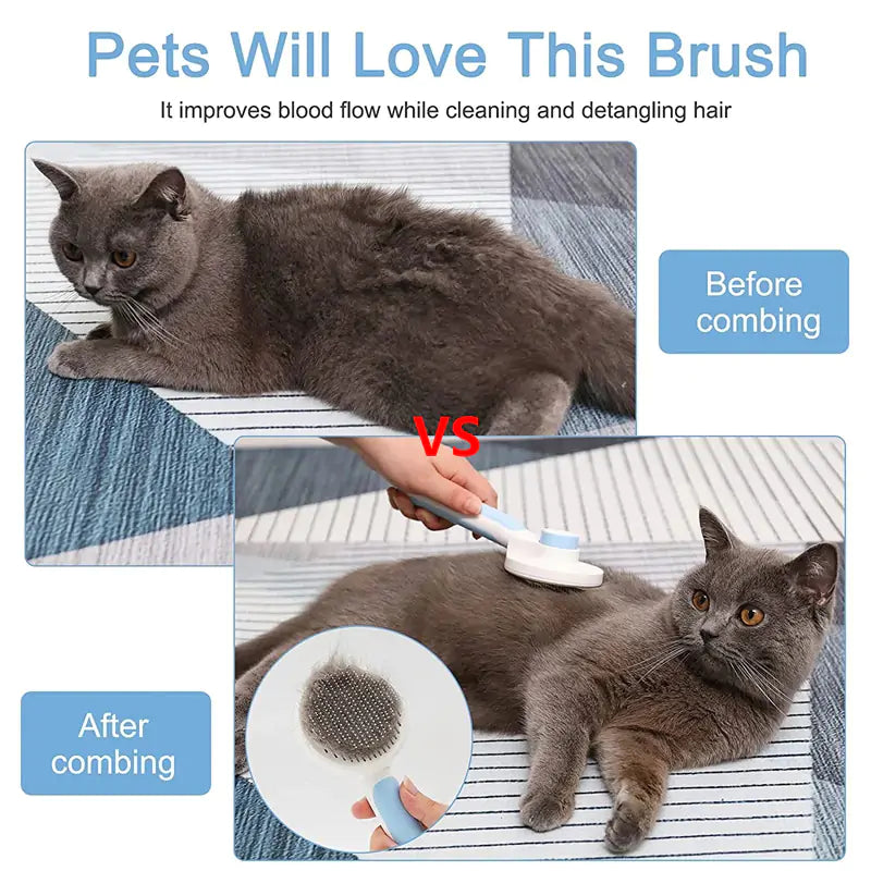 Self-Cleaning Pet Comb