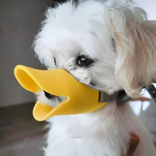 Silicone Duck Pet Muzzle Mask