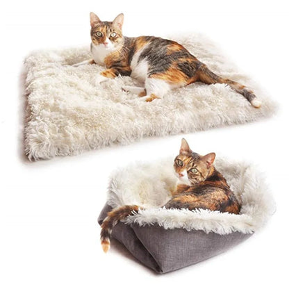 Plush Self-Warming Pet Bed