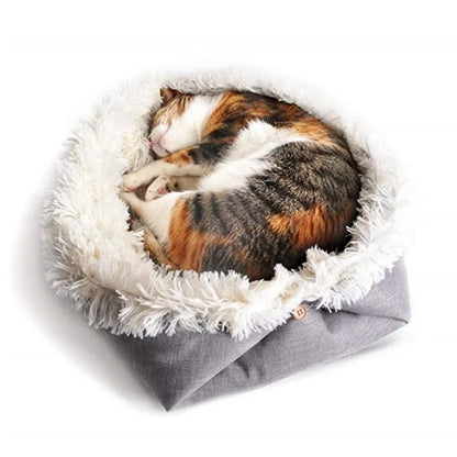 Plush Self-Warming Pet Bed