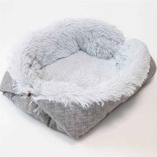 Plush Self-Warming Pet Bed