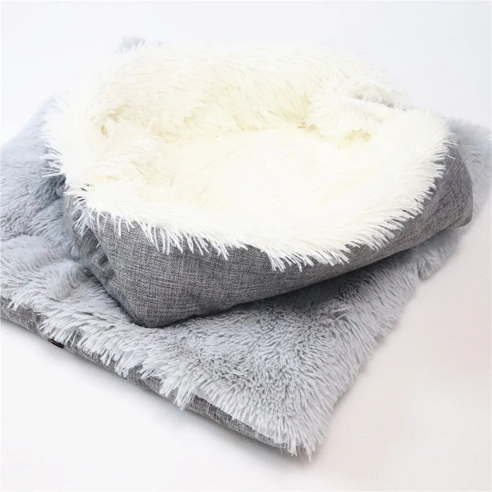 Plush Self-Warming Pet Bed