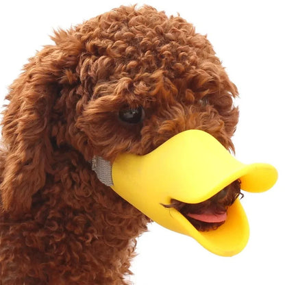 Silicone Duck Pet Muzzle Mask